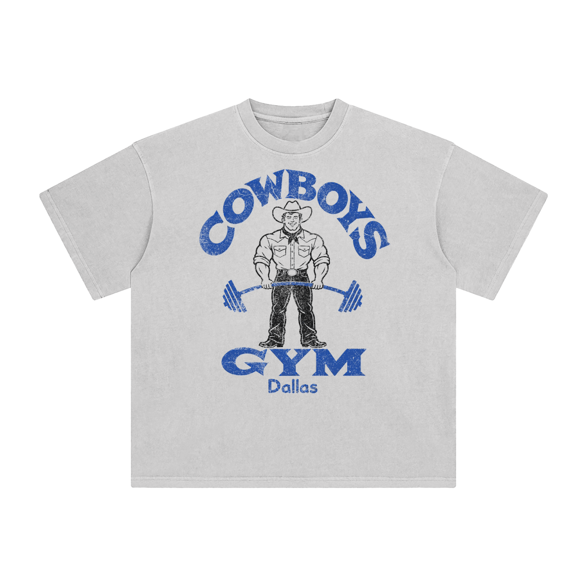 COWBOYS GYM Enzyme Washed T-Shirt