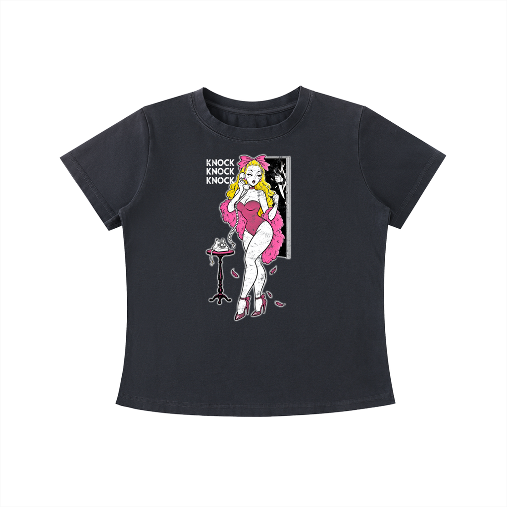 Knock, Knock, Knock Slim Tee