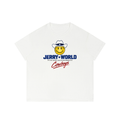 Jerry World Men’s Sheer Lyocell Blend Boxy T-Shirt