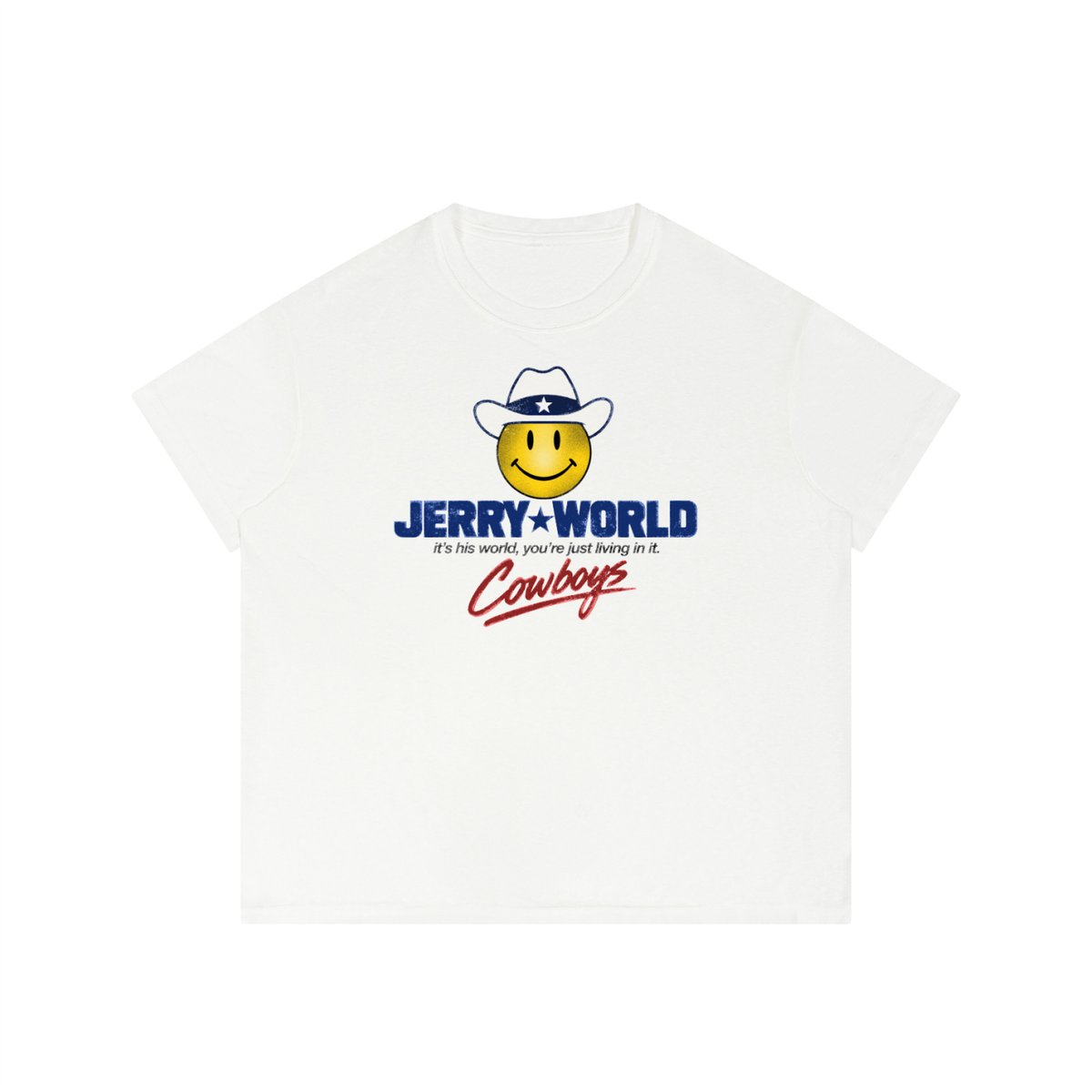 Jerry World Men’s Sheer Lyocell Blend Boxy T-Shirt
