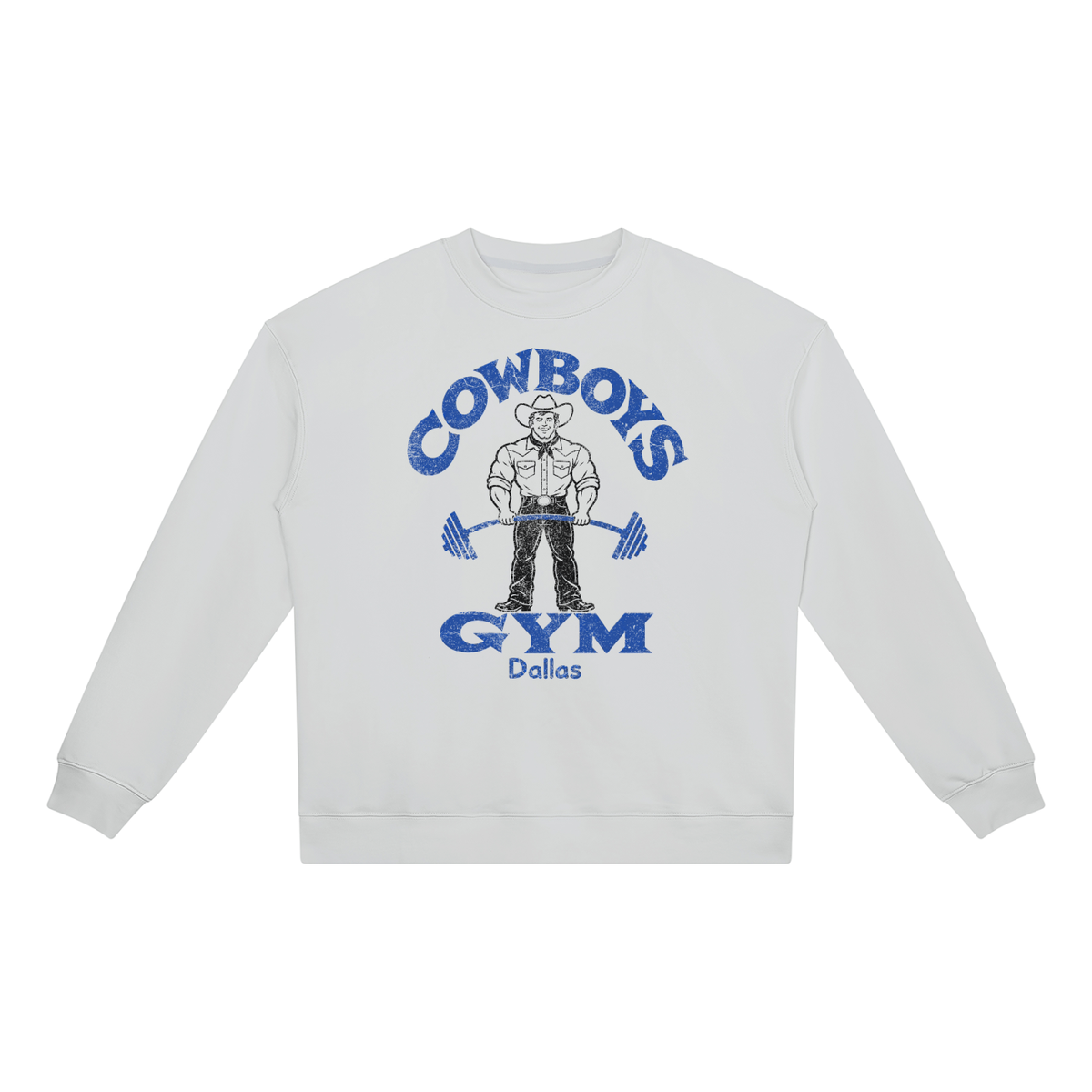 COWBOYS GYM Unisex Heavyweight Crewneck Sweatshirt