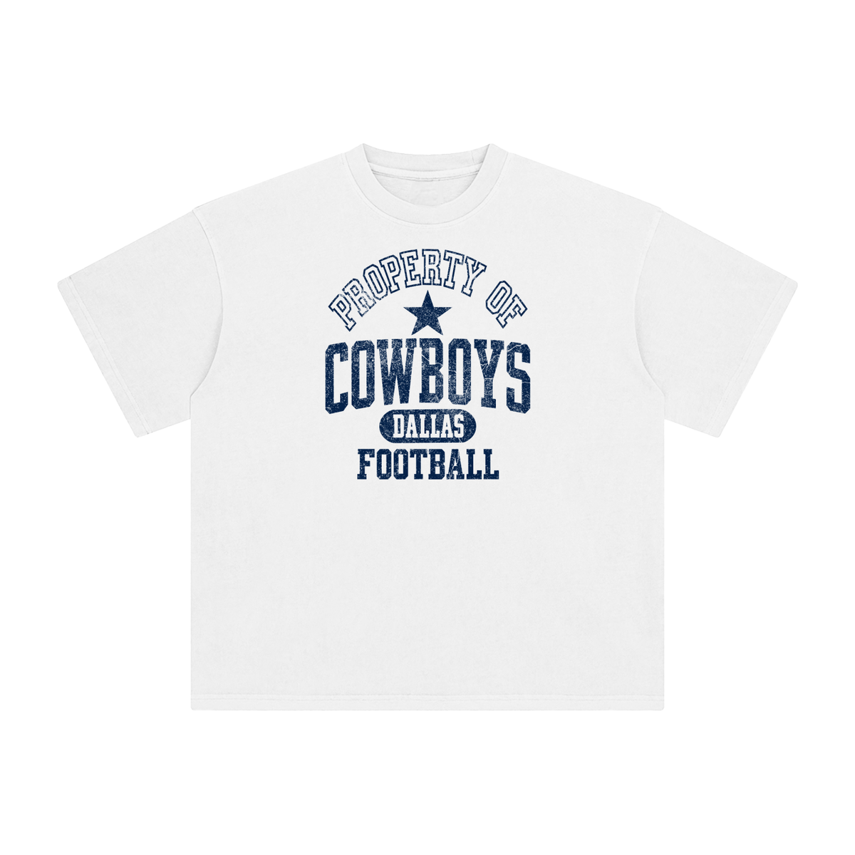 Cowboys Football Enzyme Washed T-Shirt