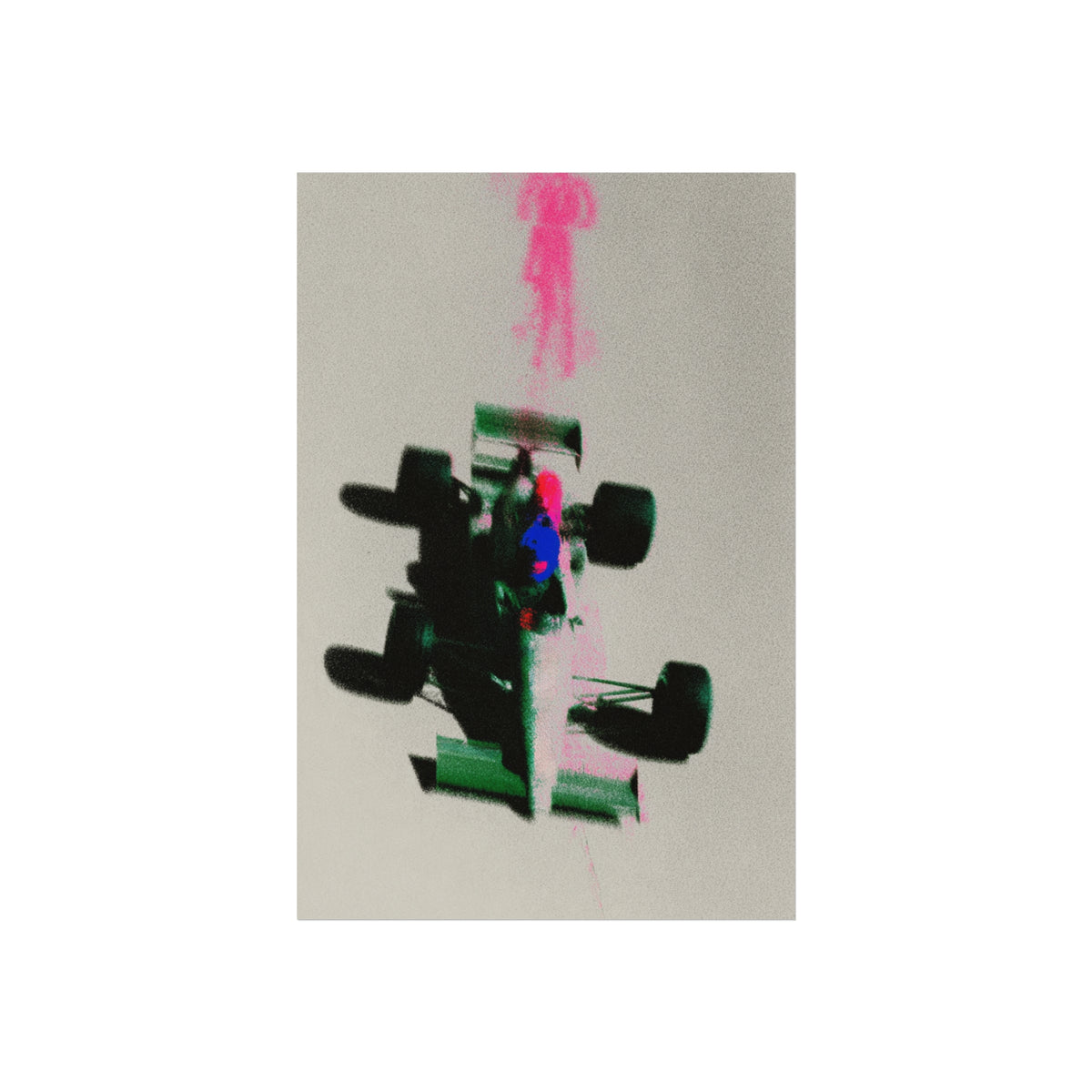 Abstract Velocity Study no.4 Matte Wall Art