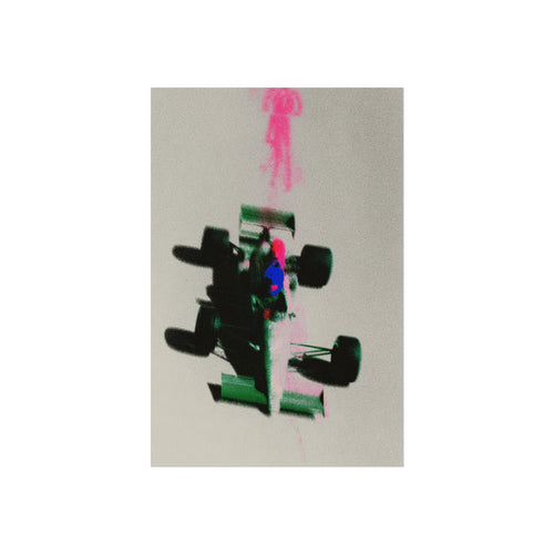 Abstract Velocity Study no.4 Matte Wall Art