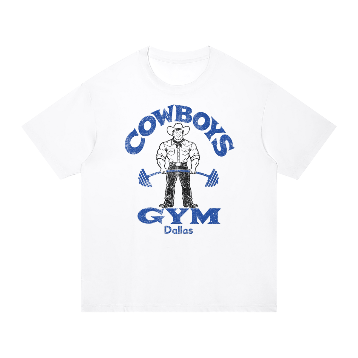 COWBOYS GYM Unisex Regular Fit Cotton T-Shirt