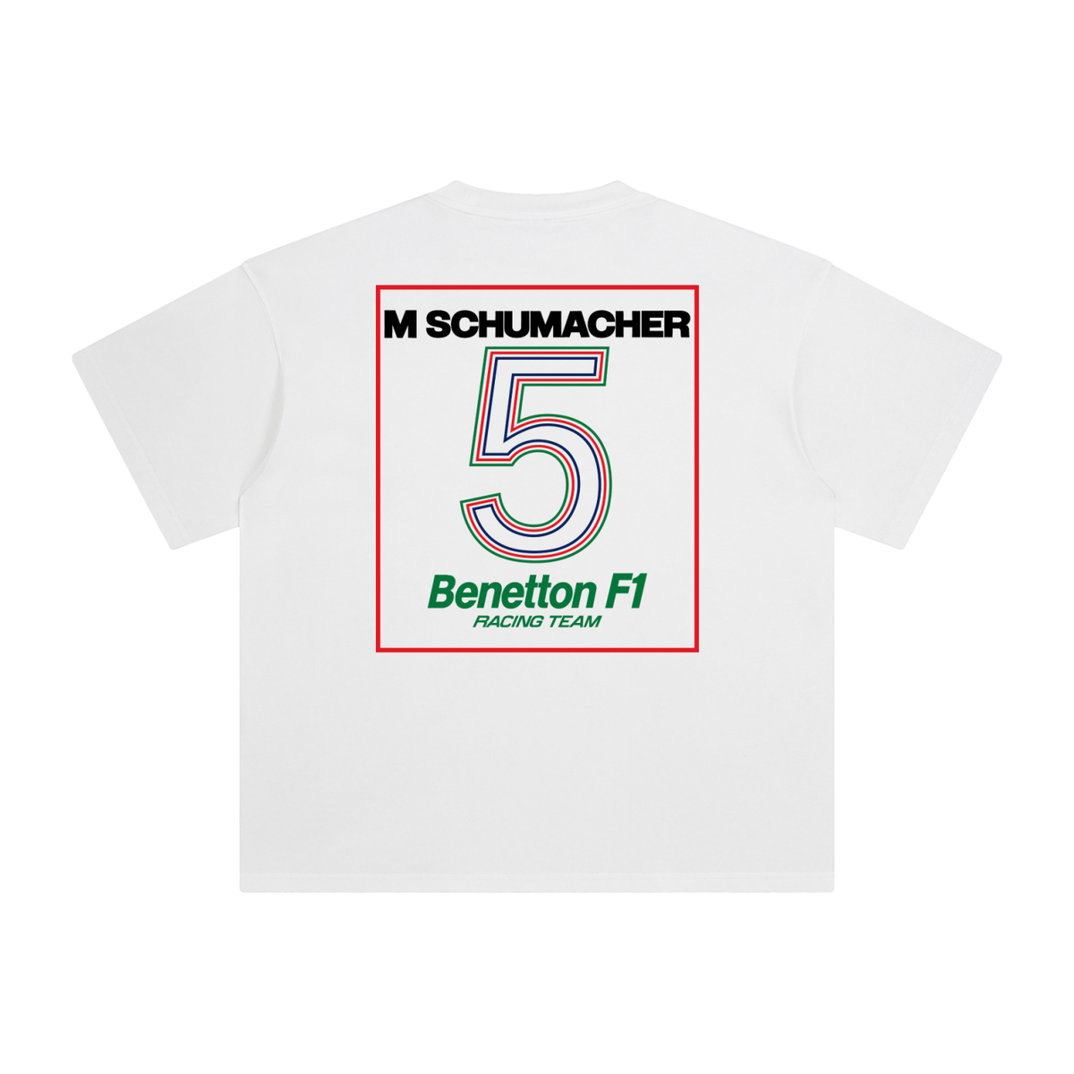 Schumacher No. 5 Replica — Enzyme-Washed Tee