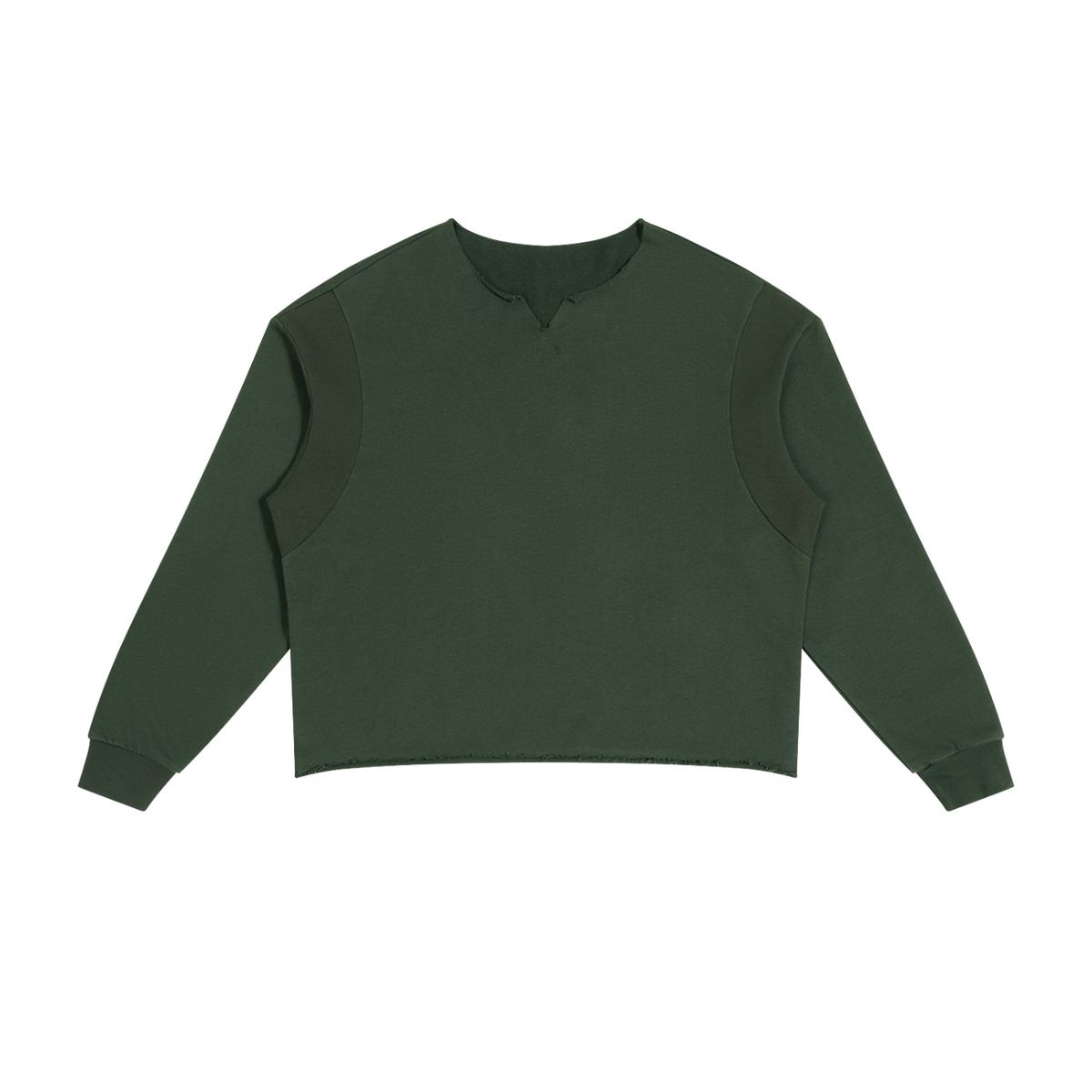 SGS Paneled Raw Edge Sweatshirt — product view 5