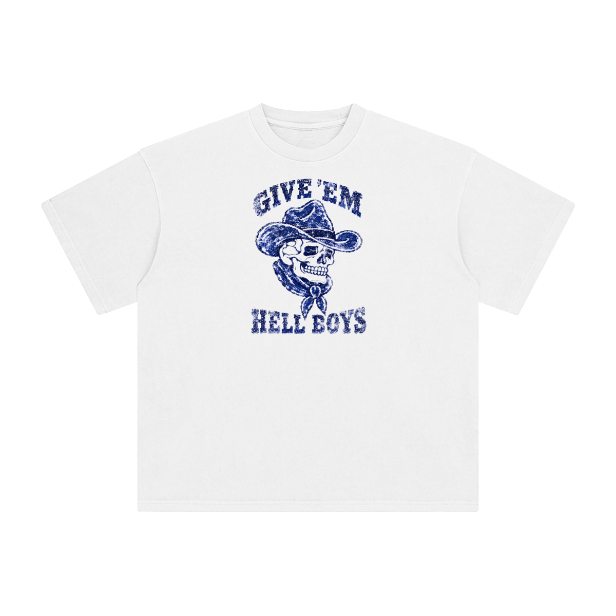 Give 'em hell boys Enzyme Washed T-Shirt