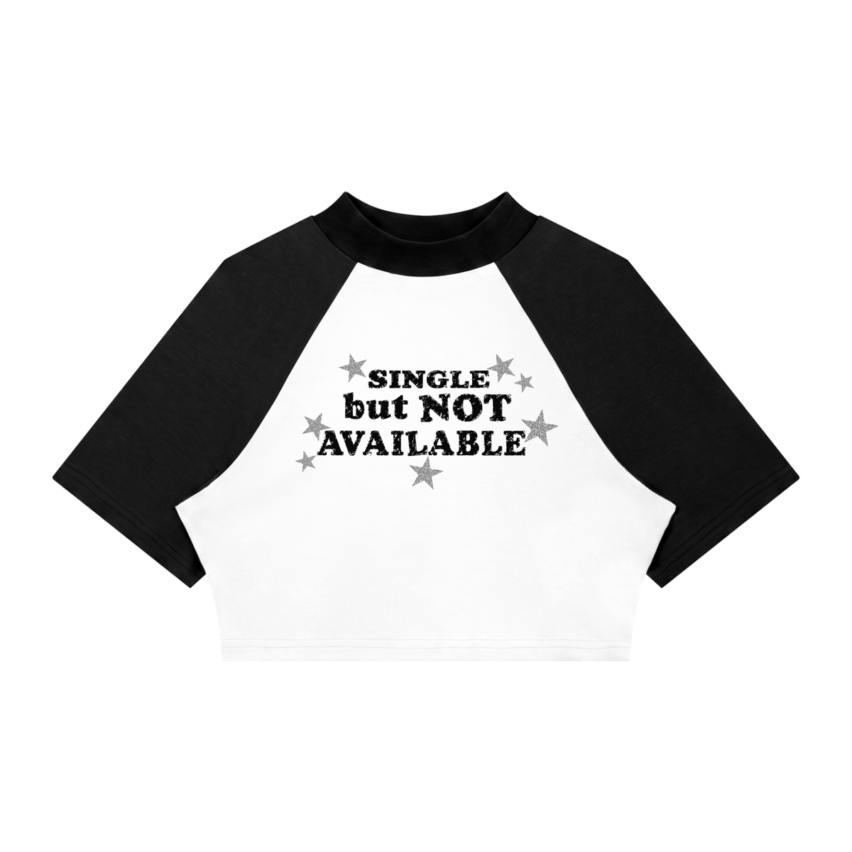 Single, Not Available 3/4-Sleeve Crop