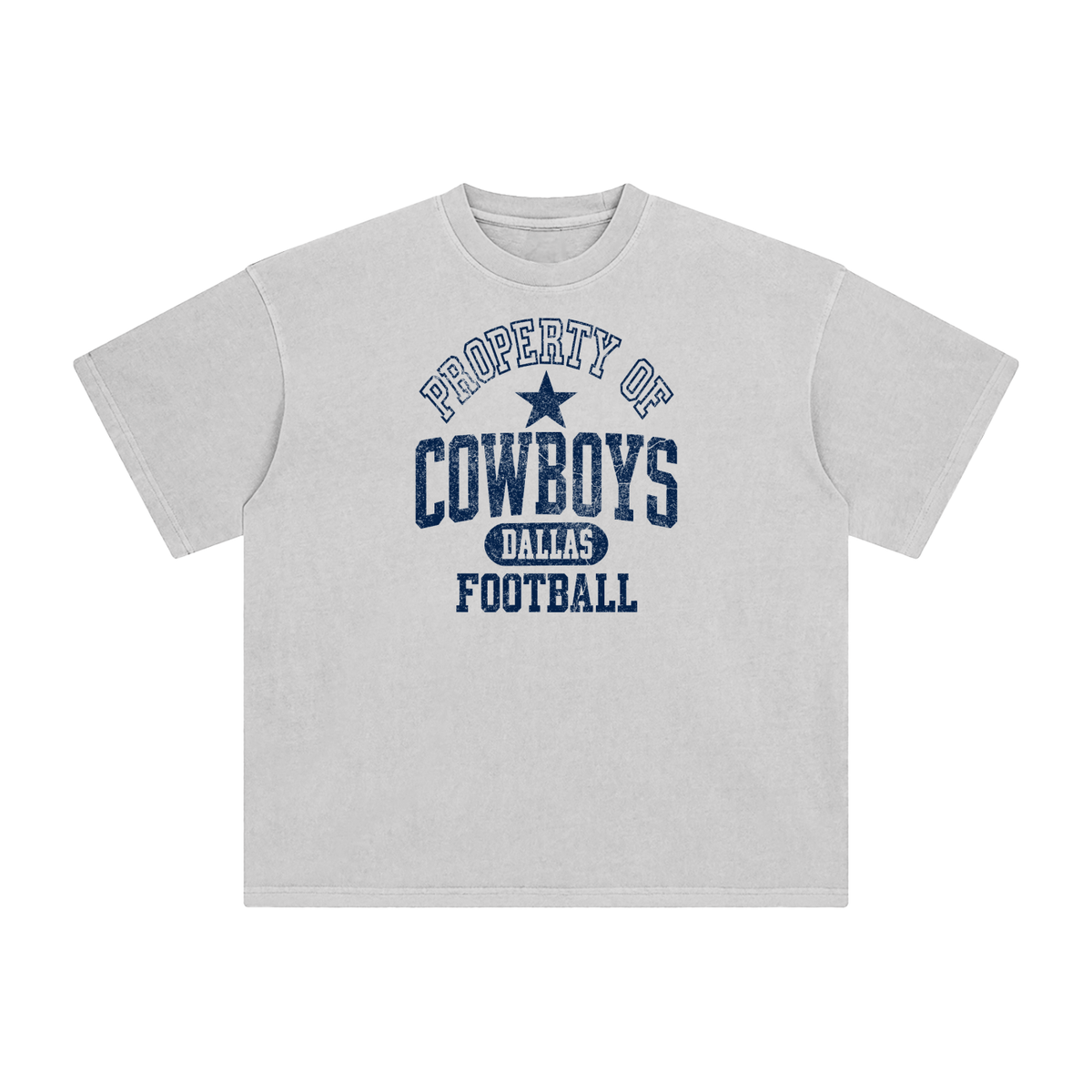 Cowboys Football Enzyme Washed T-Shirt