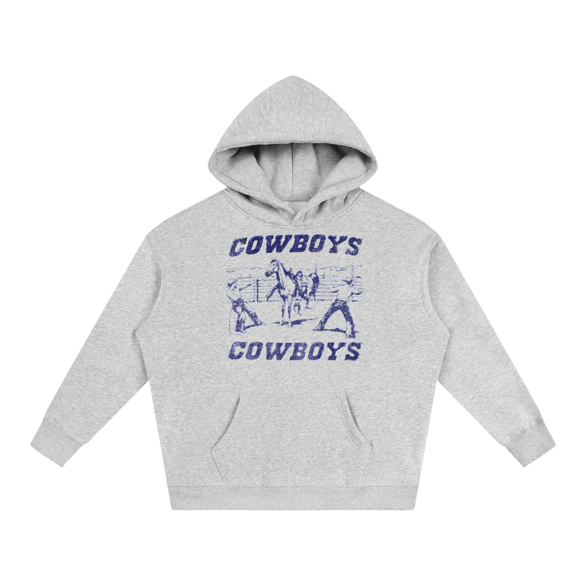 Bronco Bustin' Oversize Fleeced Hoodie