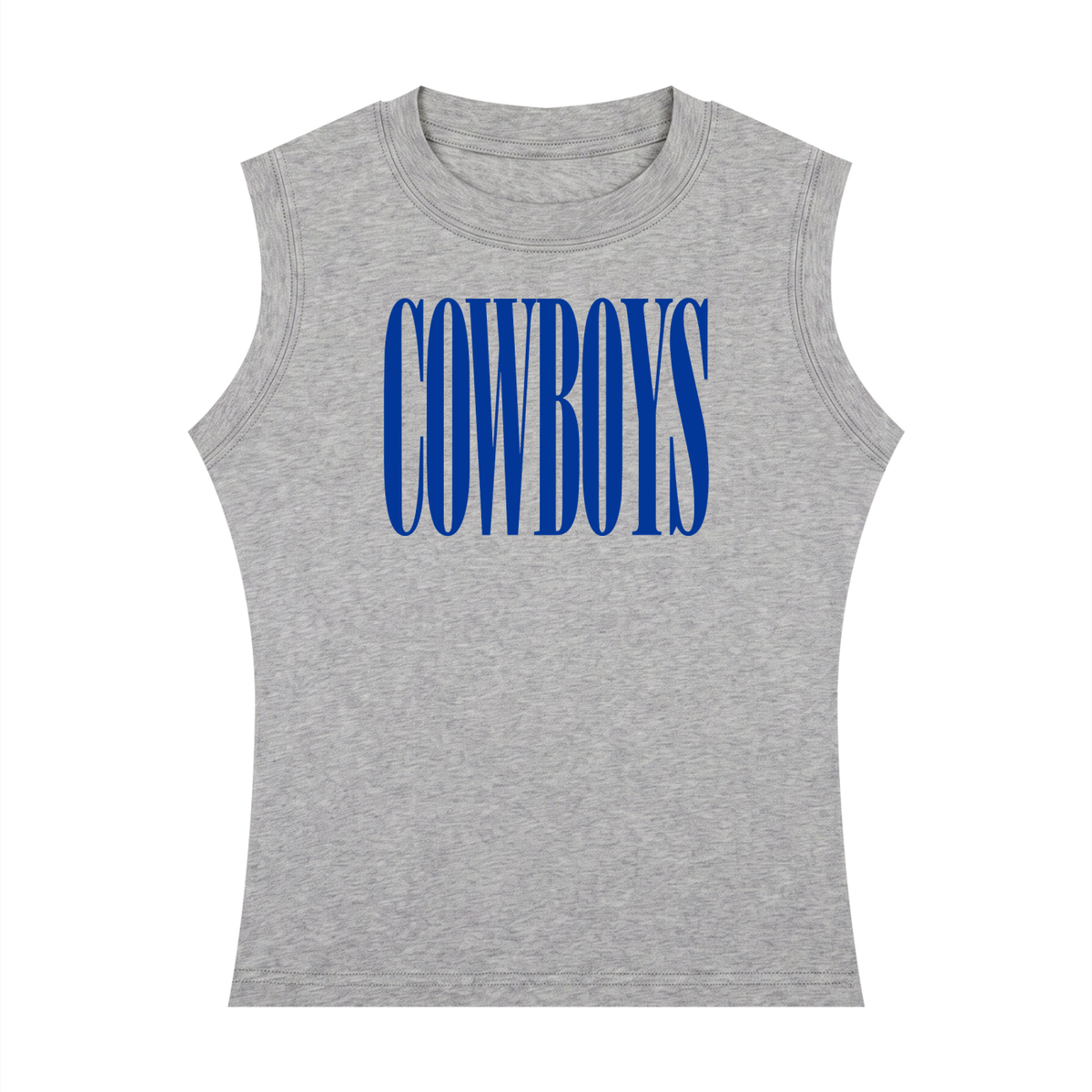 True Blue Women's Crewneck Tank Top