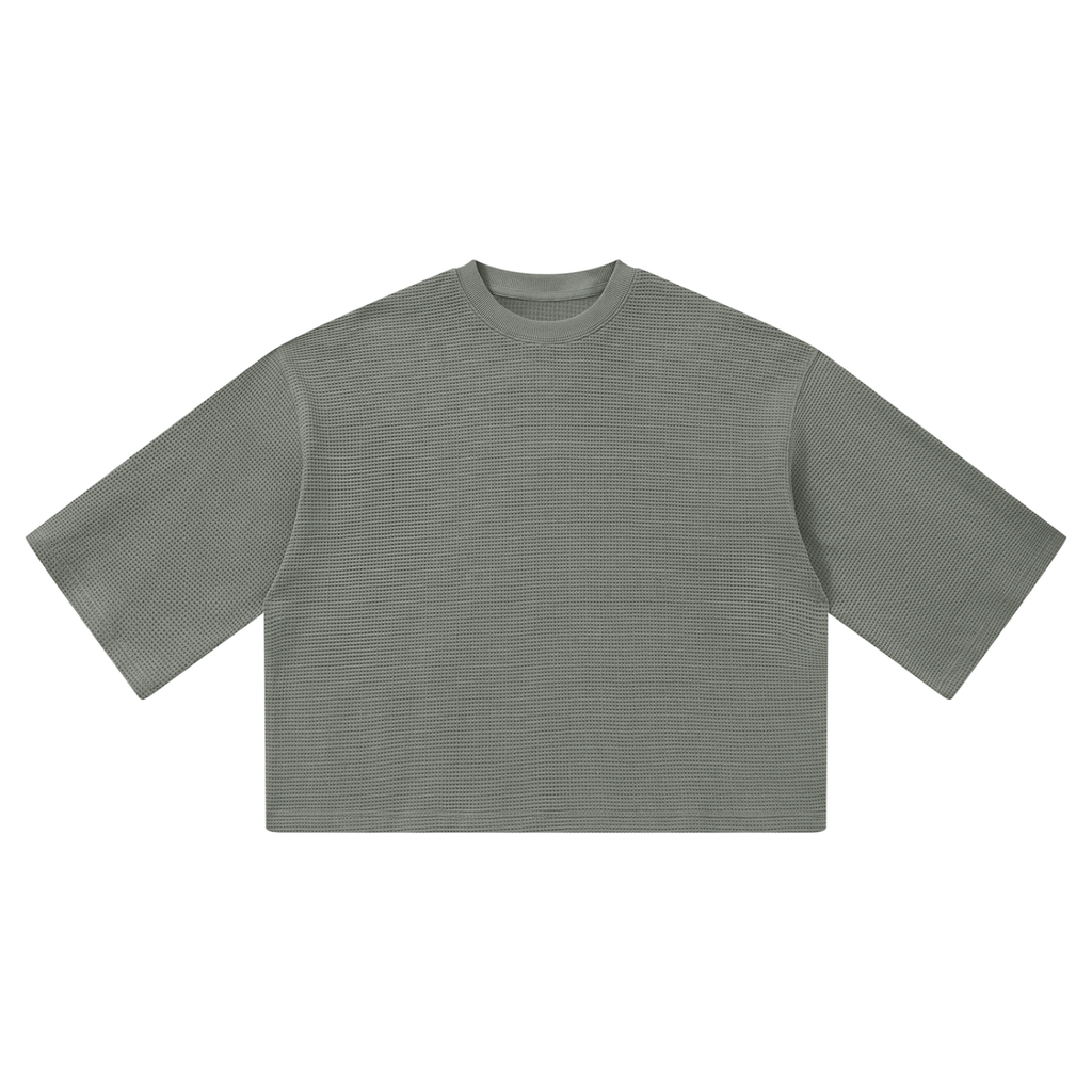 SGS Drop Shoulder Waffle Tee — product view 5