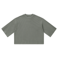 SGS Drop Shoulder Waffle Tee — product view 5