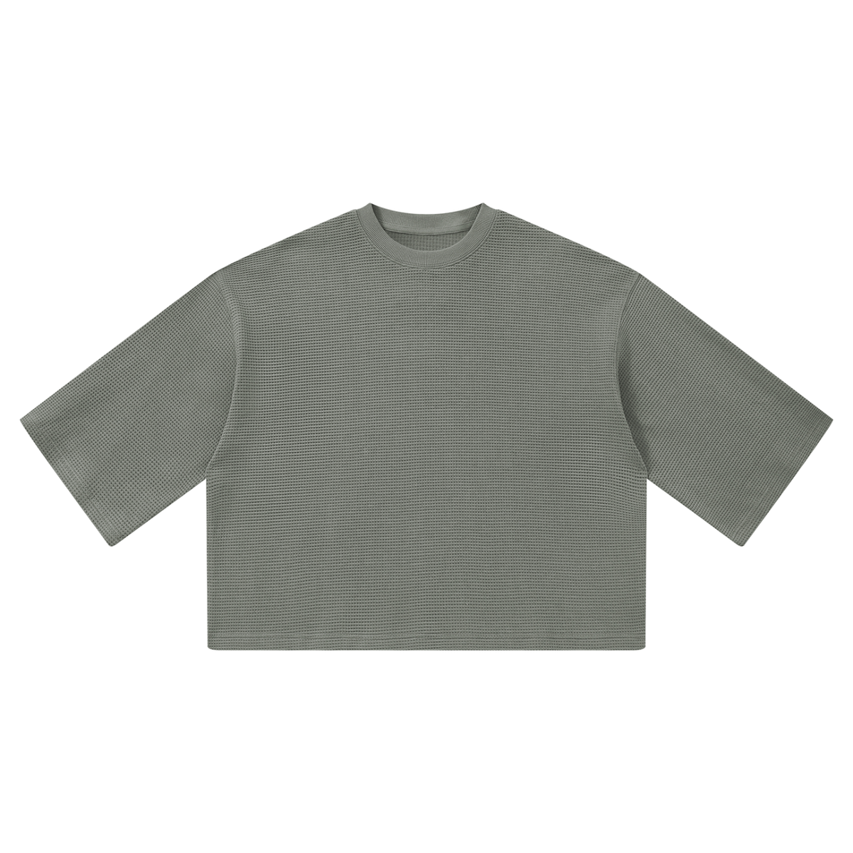 SGS Drop Shoulder Waffle Tee — product view 5