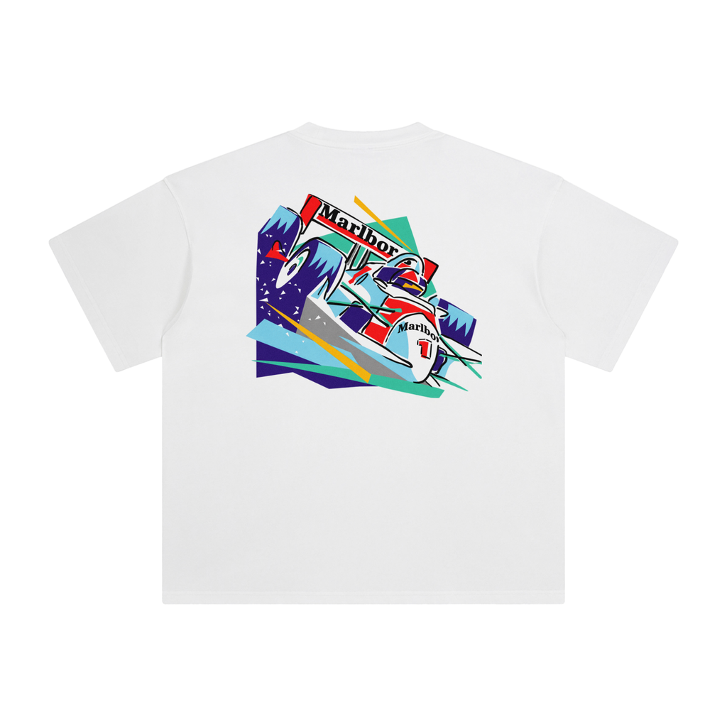 Marlboro Racing Team Replica — Enzyme-Washed Tee