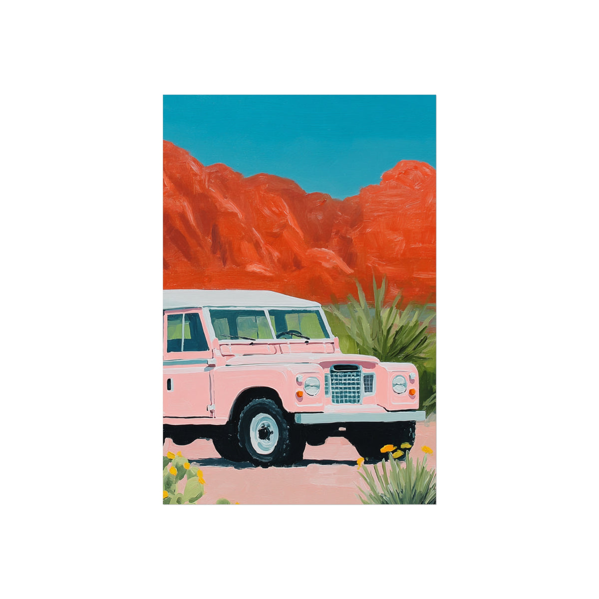 Desert Drifter Matte Wall Art
