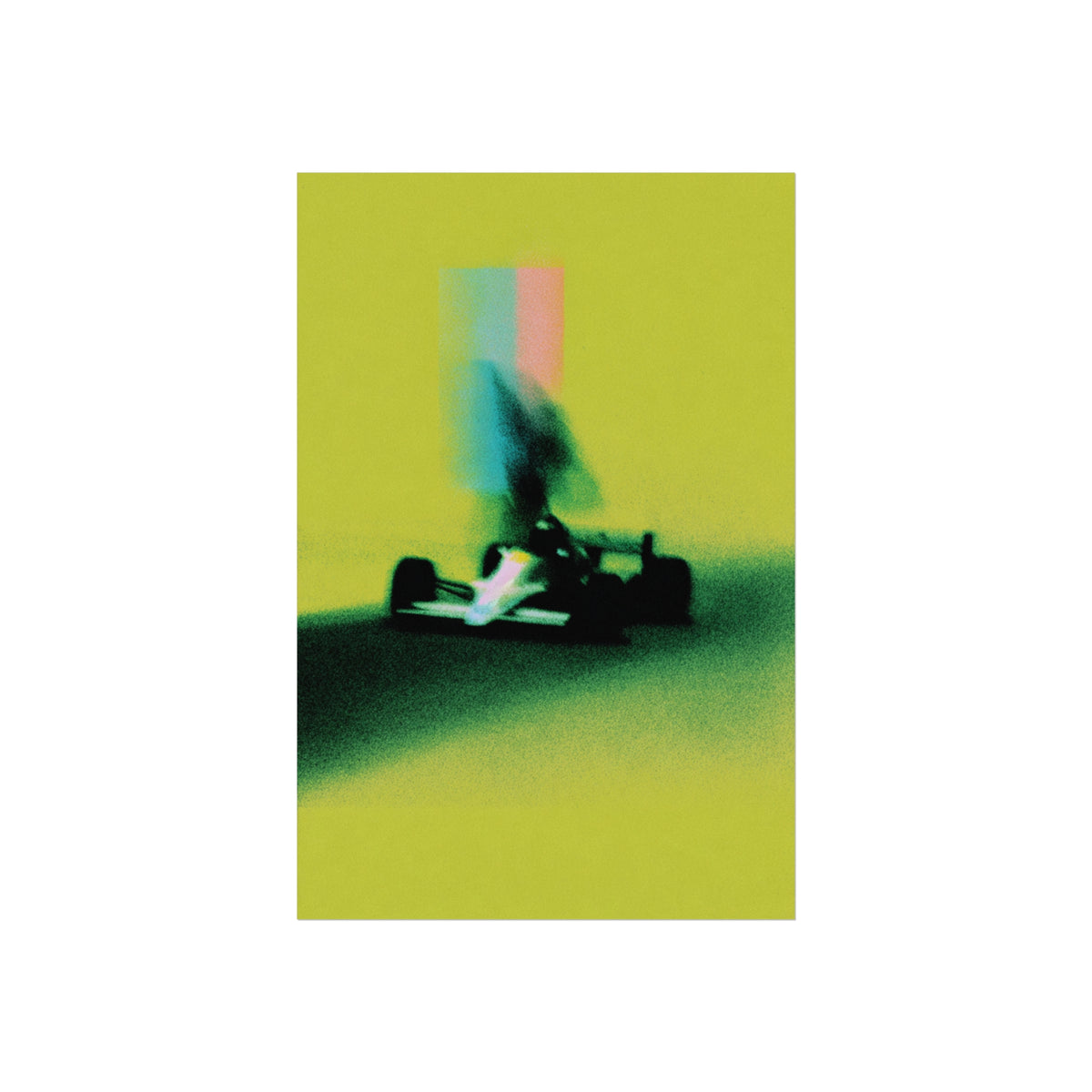 Abstract Velocity Study no.3 Matte Wall Art
