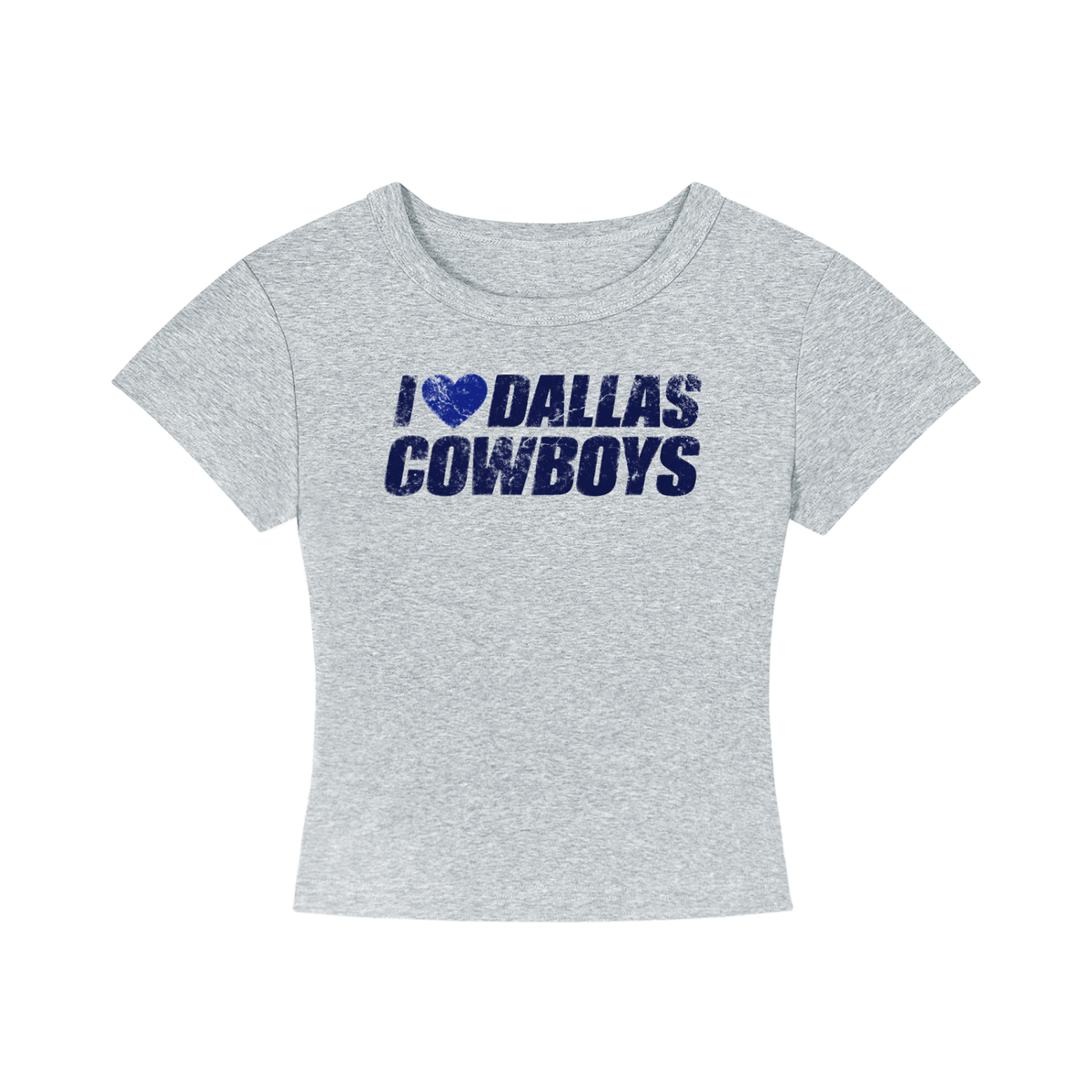 I <3 Dallas Cowboys Women's Cropped T-Shirt