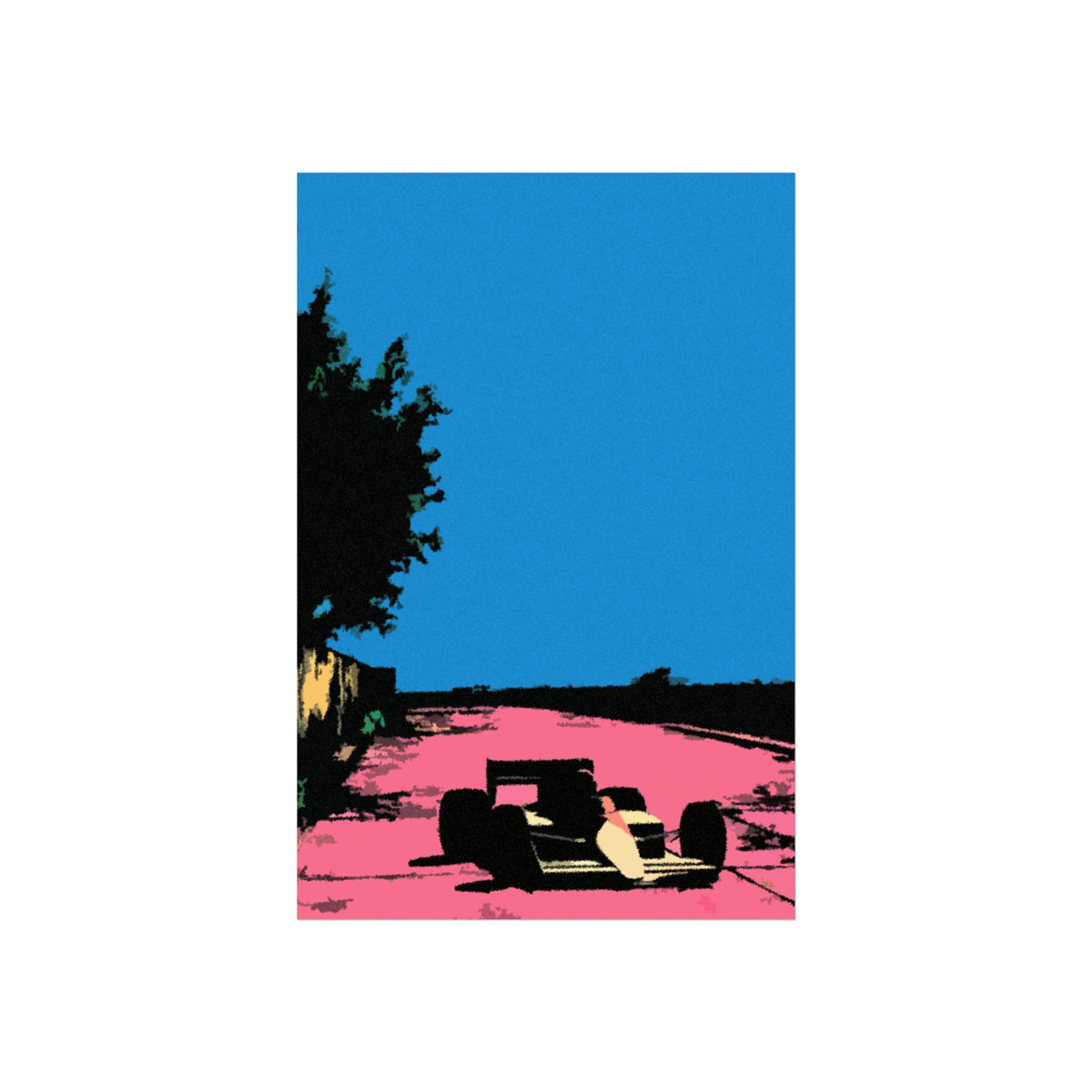 Pink Horizon Matte Wall Art