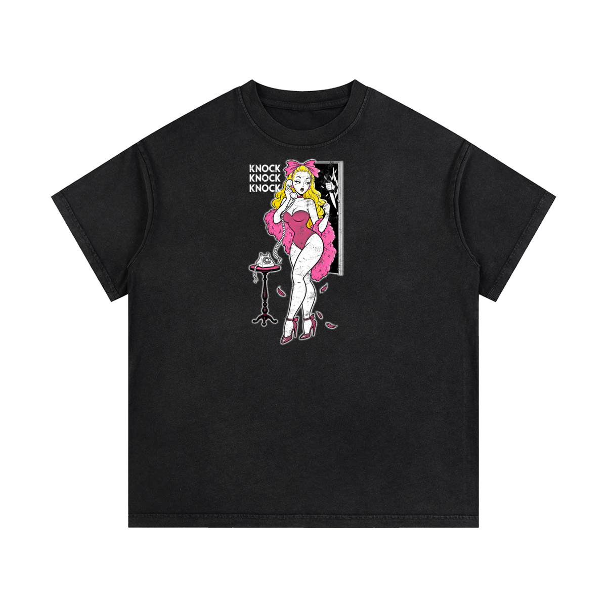 Knock, Knock, Knock Washed Tee
