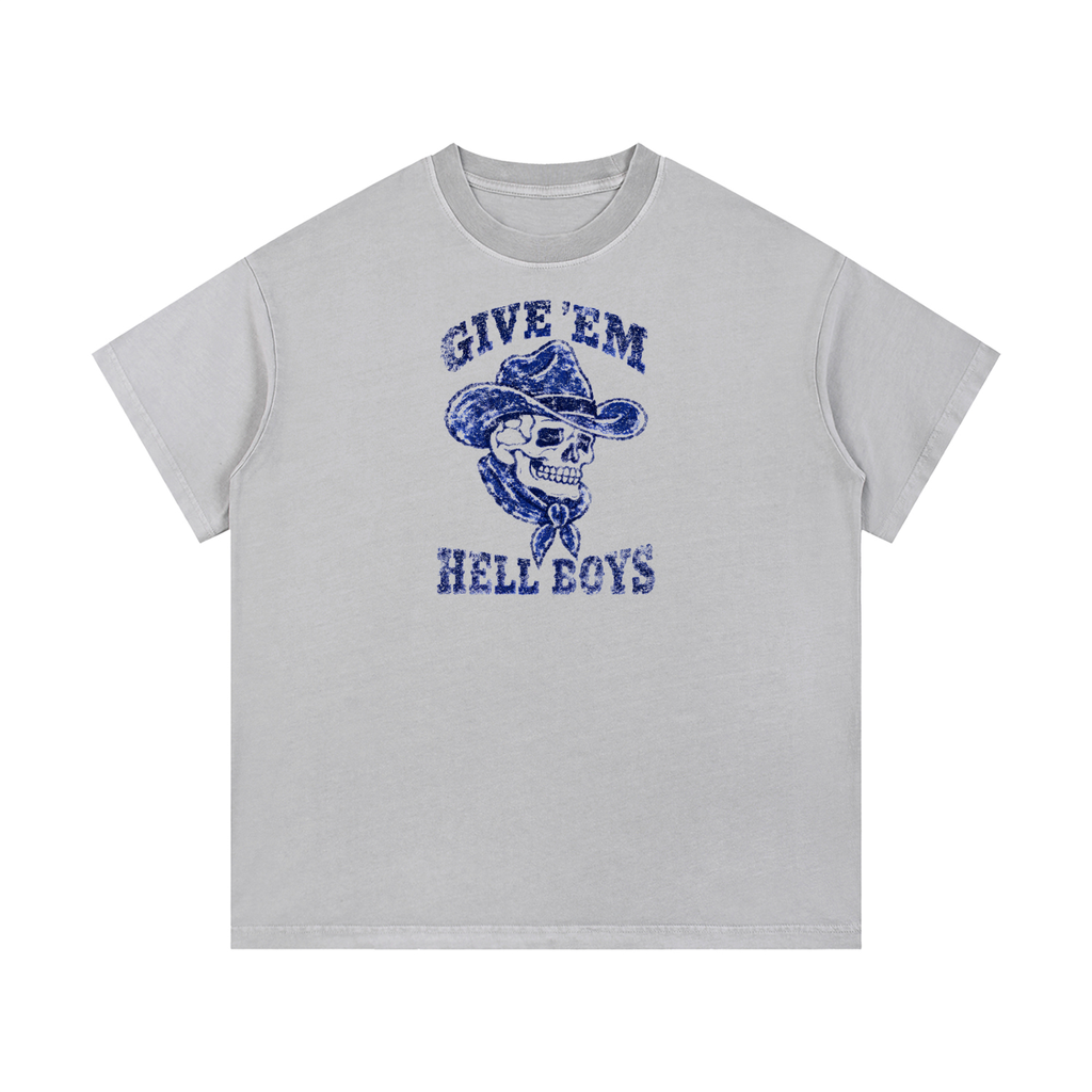 Give 'em hell boys Vintage Wash Cotton T-Shirt