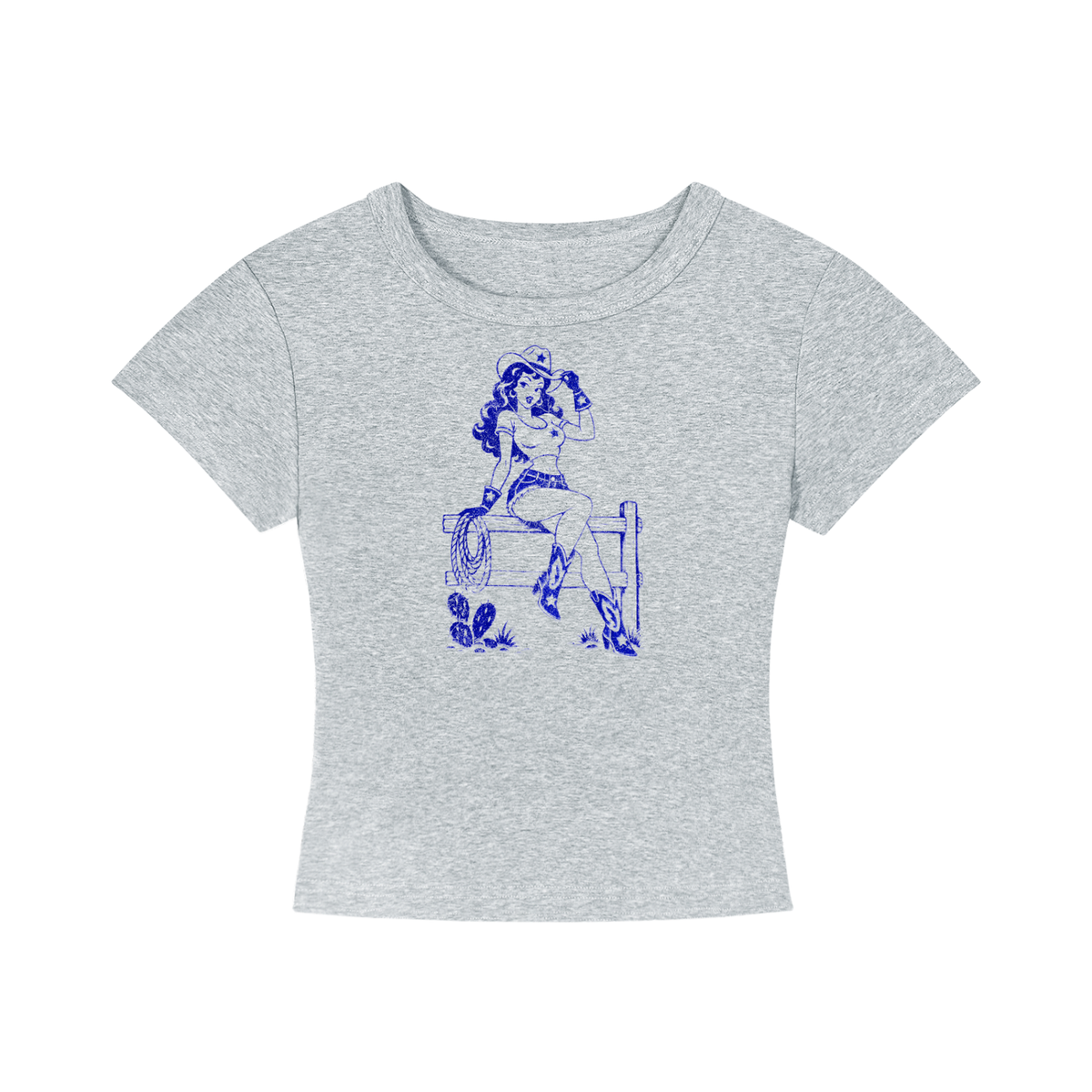 Howdy Babe Women's Cropped T-Shirt