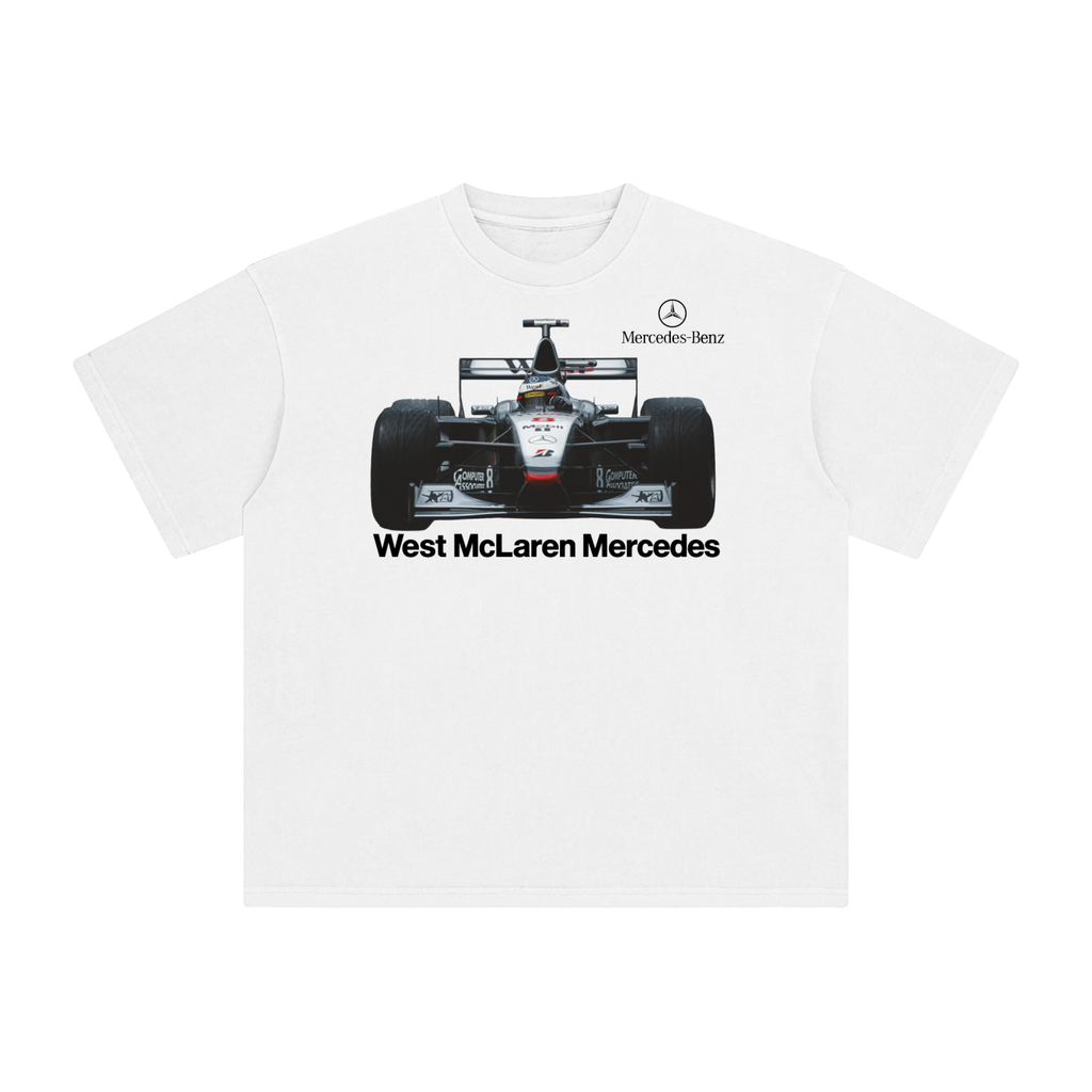 West McLaren Mercedes No. 8 Replica — Enzyme-Washed Tee