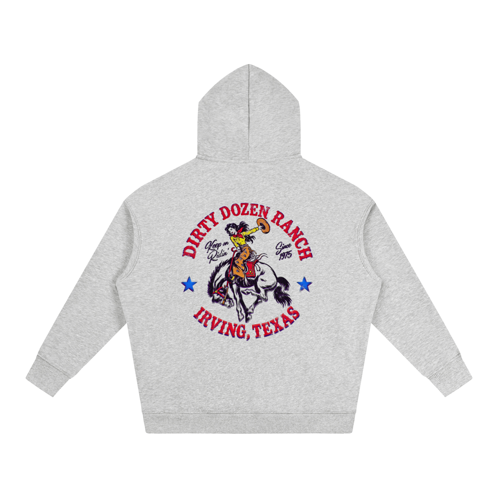 Dirty Dozen Ranch Est 75 Oversize Fleeced Hoodie