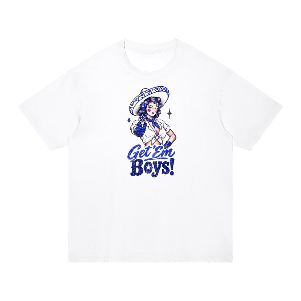 Get 'em boys! Unisex Regular Fit Cotton T-Shirt
