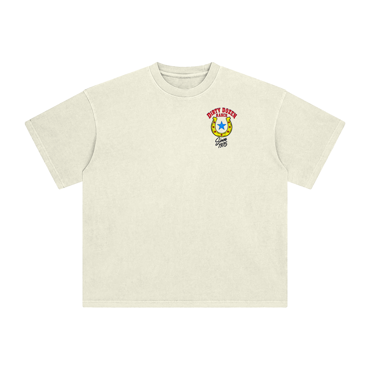 Dirty Dozen Ranch Est 75 Enzyme Washed T-Shirt