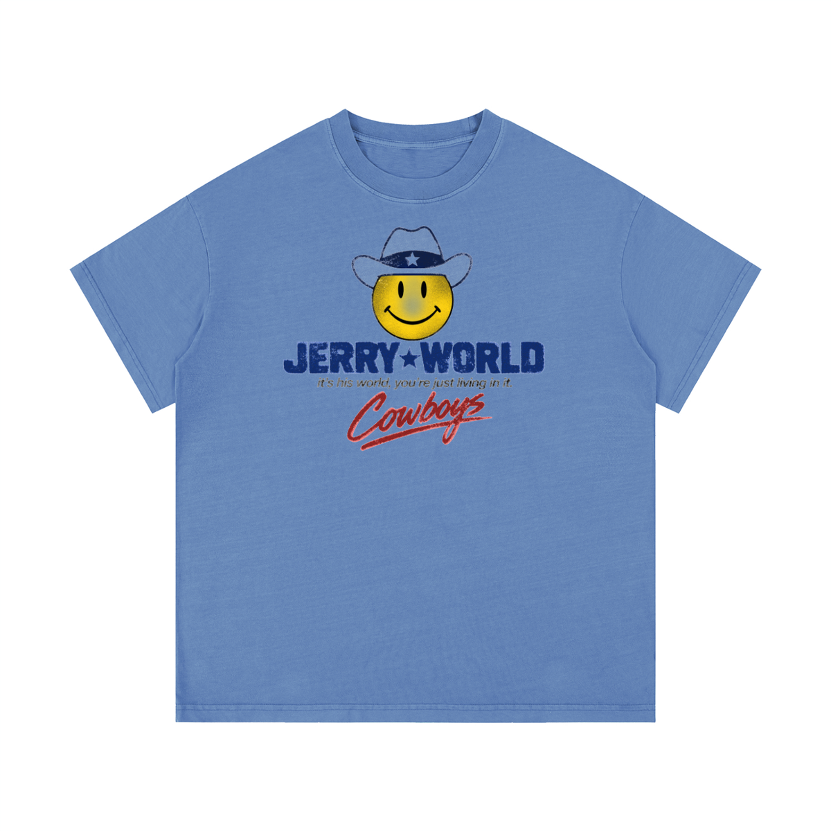 Jerry World Vintage Wash Cotton T-Shirt