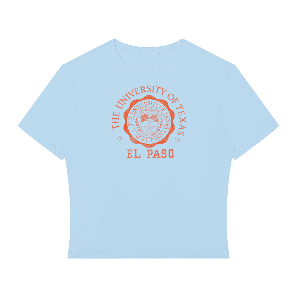 UTEP Medallion Performance Crop Tee
