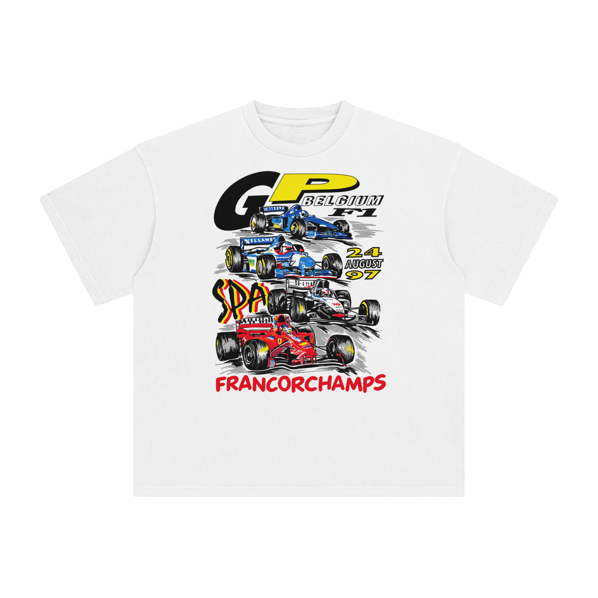 Spa ’97 Racing Team Replica — Enzyme-Washed Tee