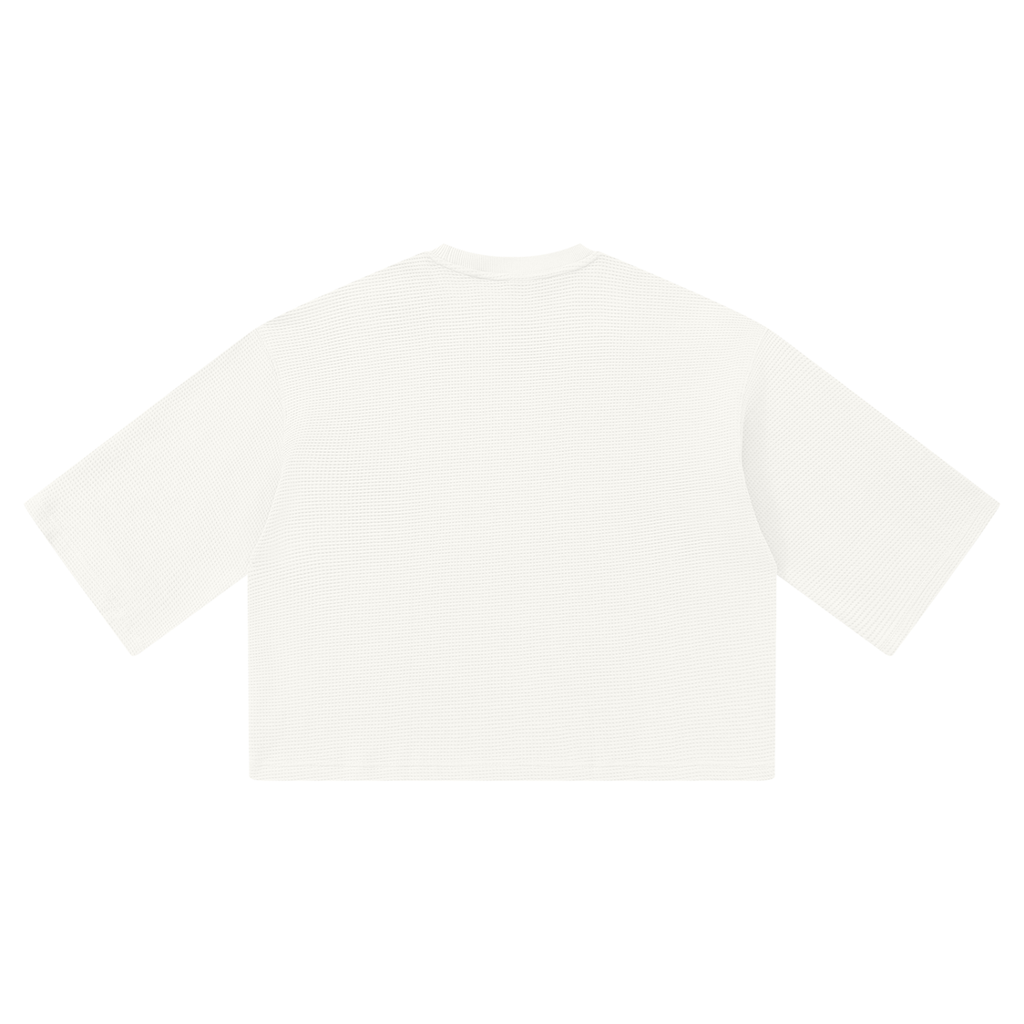 SGS Drop Shoulder Waffle Tee — product view 4