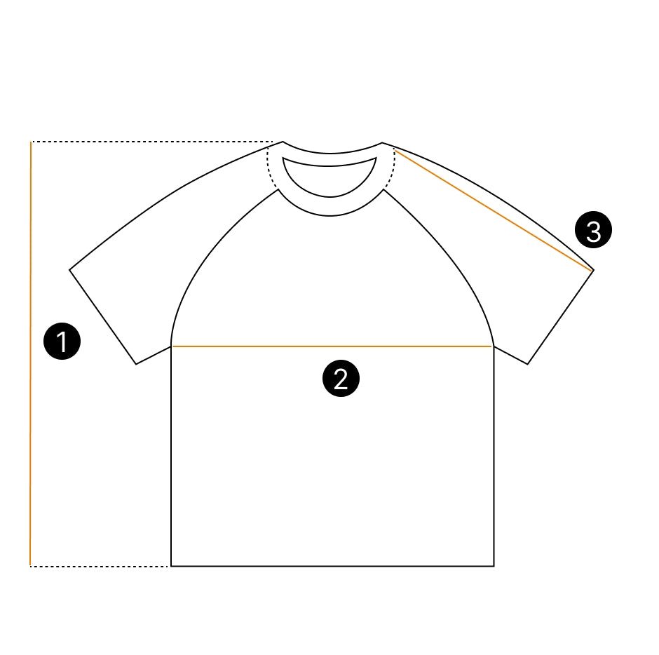 SGS Waffle Boxy Tee — supplier size guide
