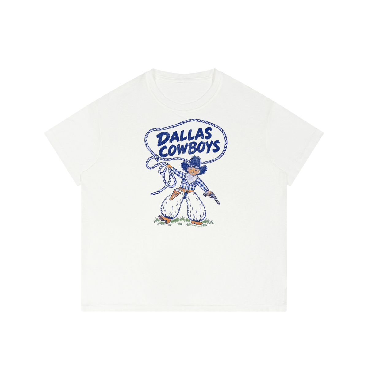 Howdy Lil Fella Men’s Sheer Lyocell Blend Boxy T-Shirt