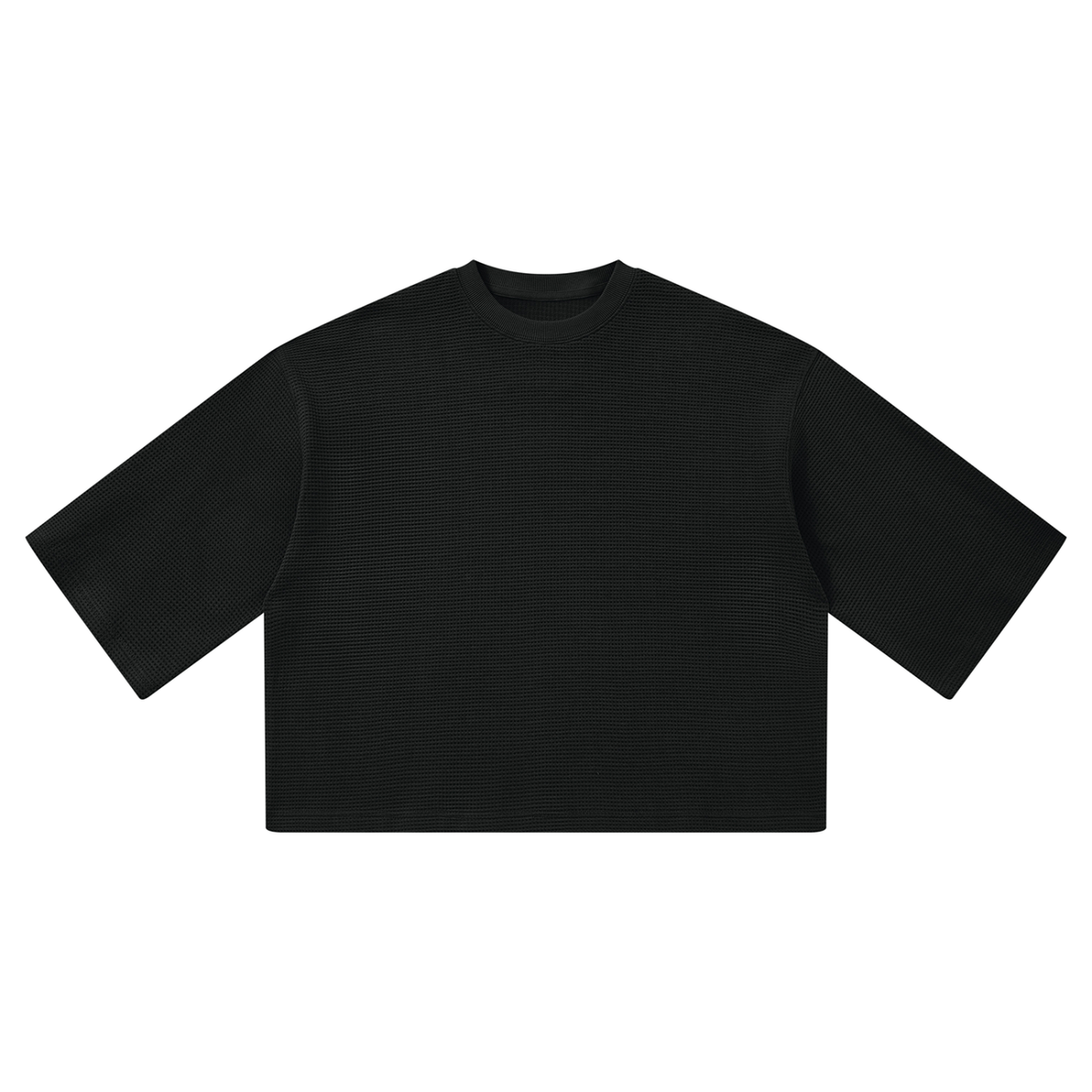 SGS Drop Shoulder Waffle Tee — product view 1