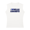 I <3 Dallas Cowboys Women's Crewneck Tank Top