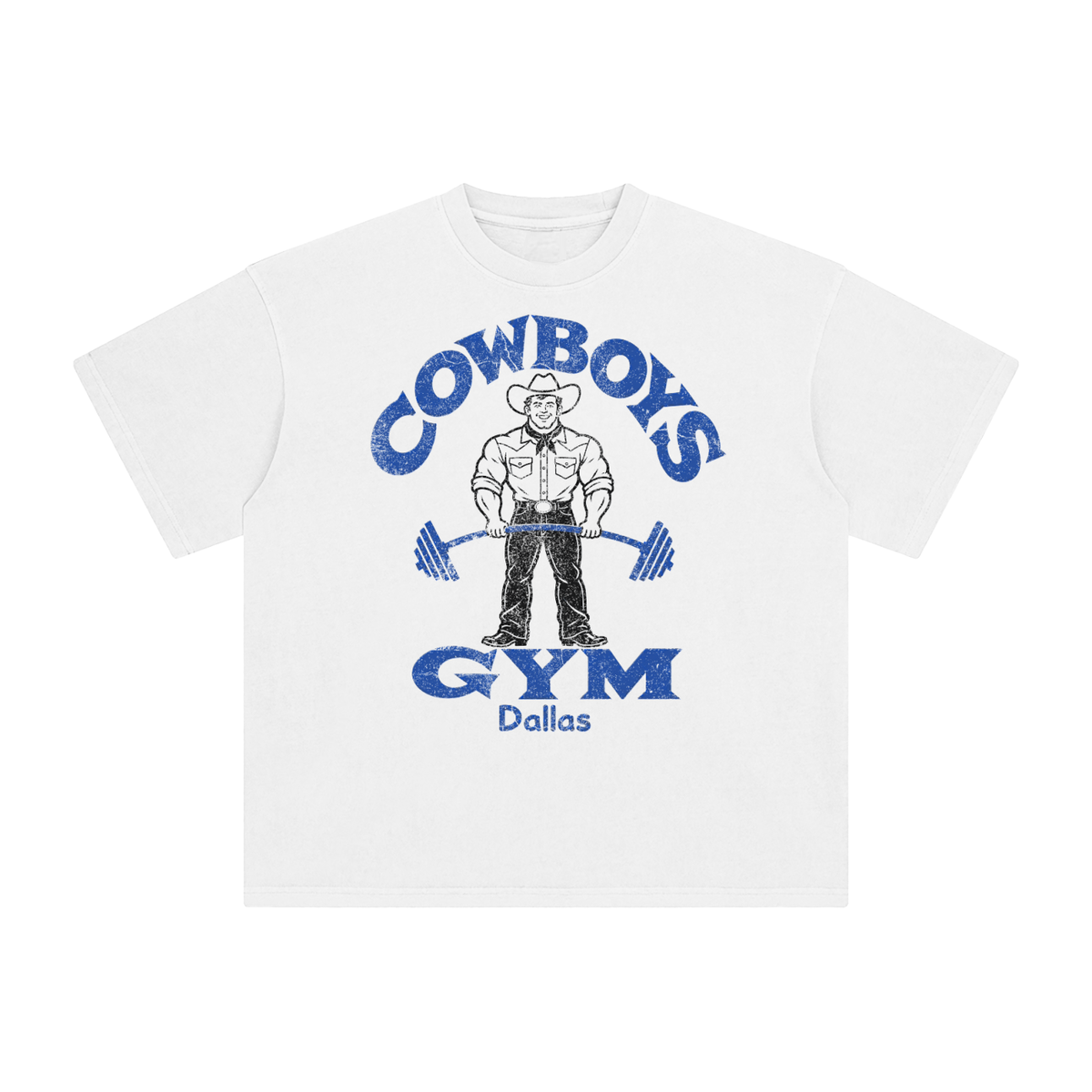 COWBOYS GYM Enzyme Washed T-Shirt