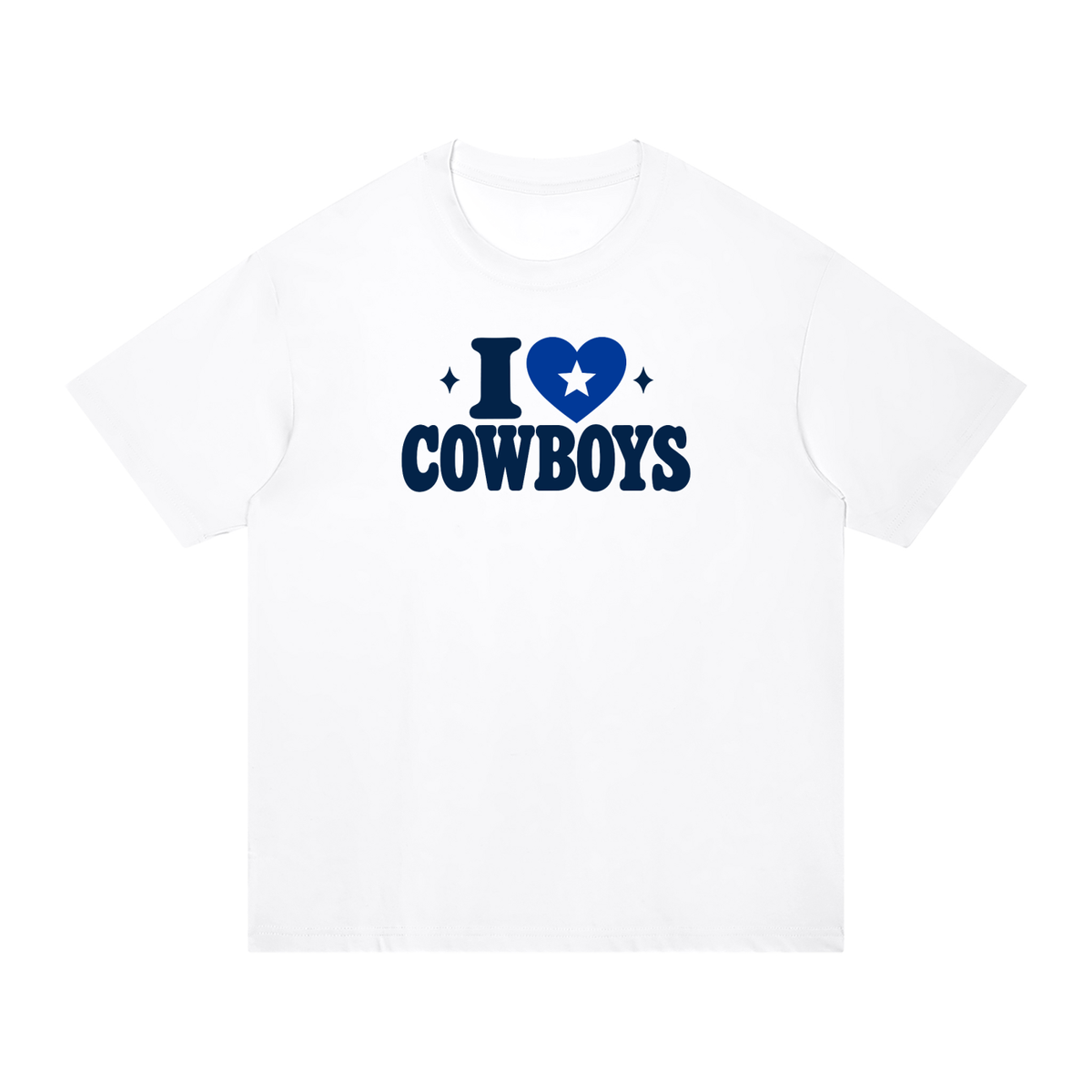 I <3 COWBOYS Unisex Regular Fit Cotton T-Shirt