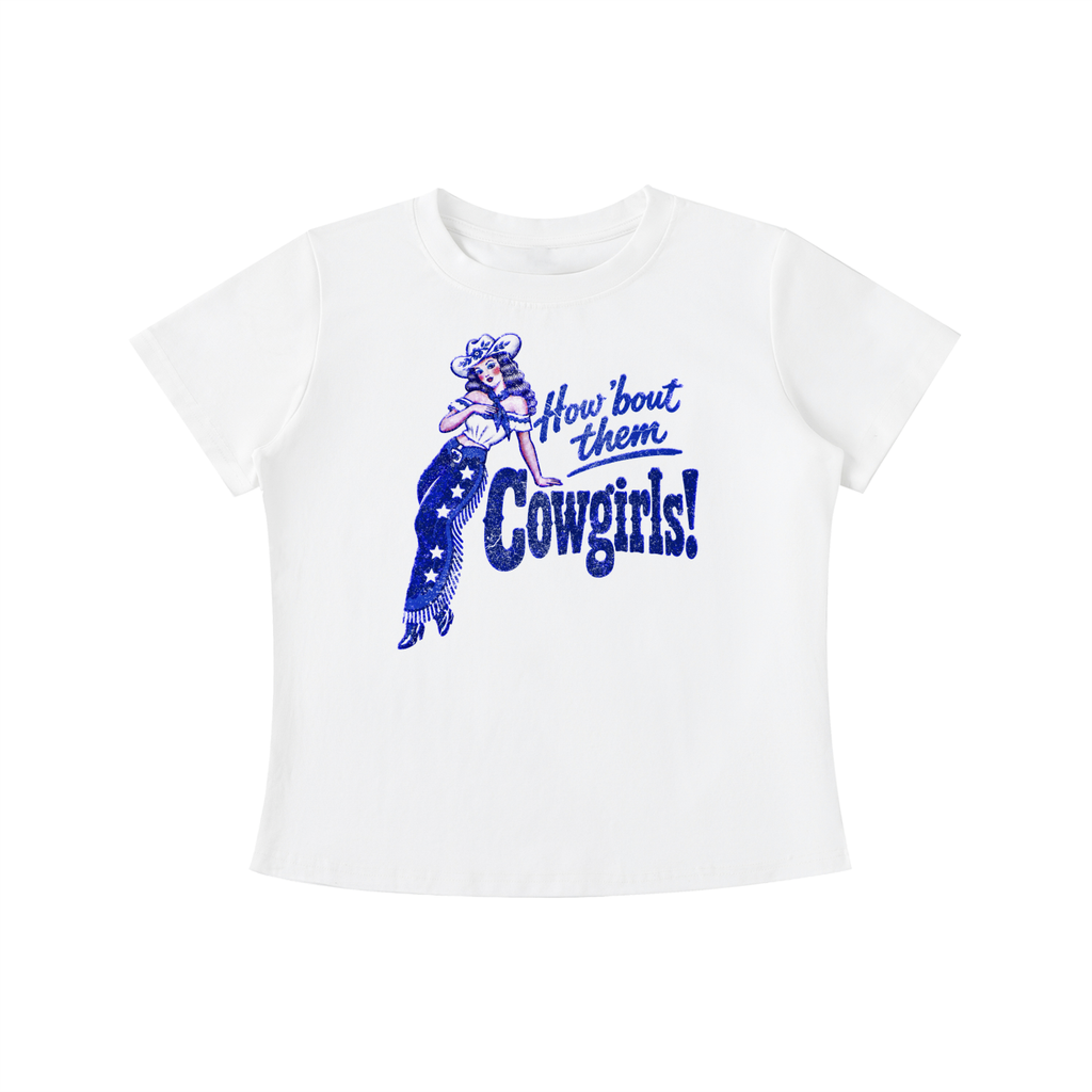 How bout them cowgirls Vintage Wash Slim Fit T-shirt