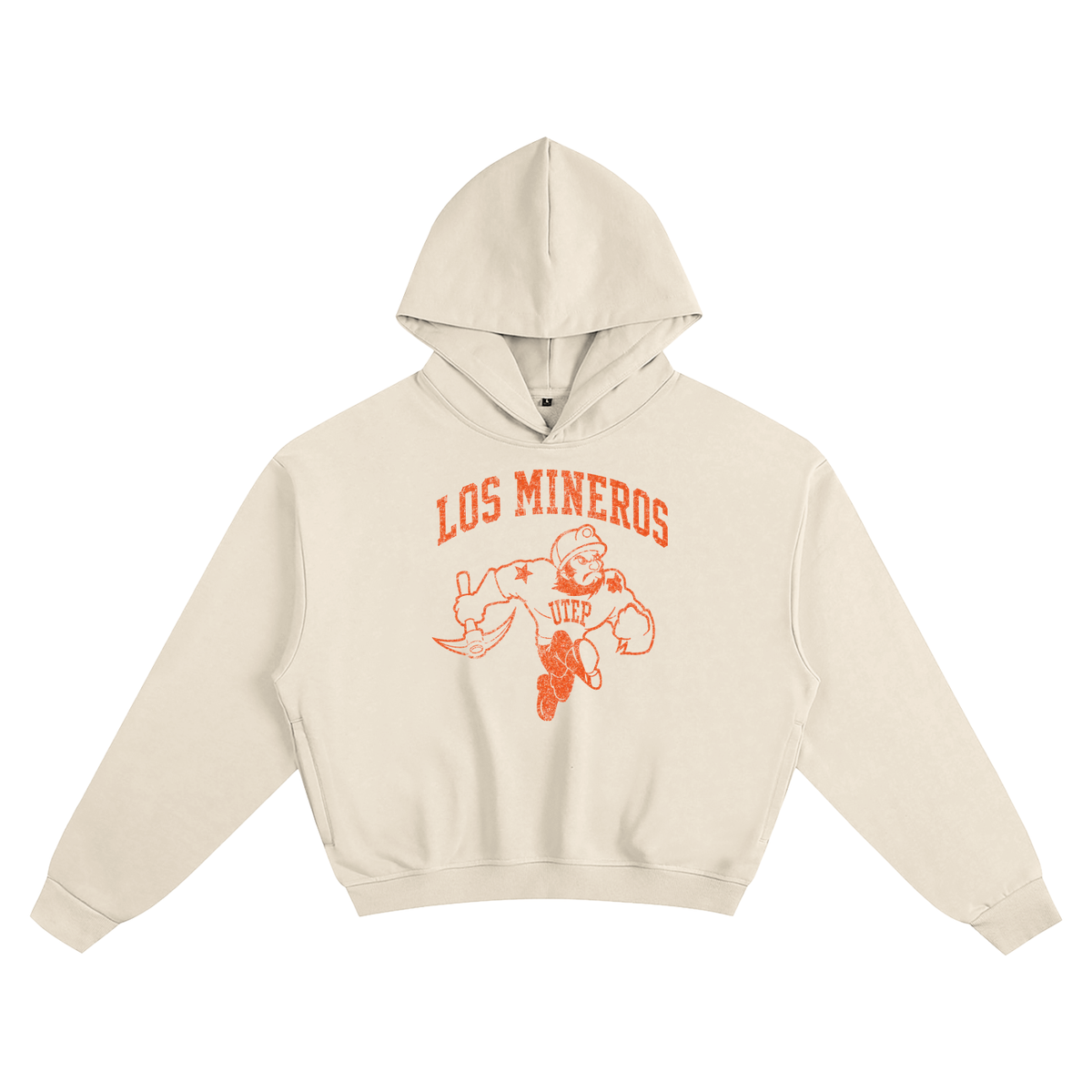Los Mineros Cropped Hoodie