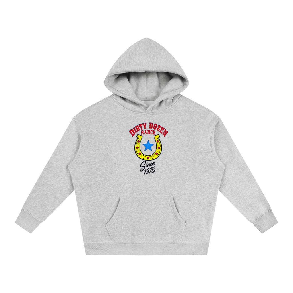 Dirty Dozen Ranch Est 75 Oversize Fleeced Hoodie