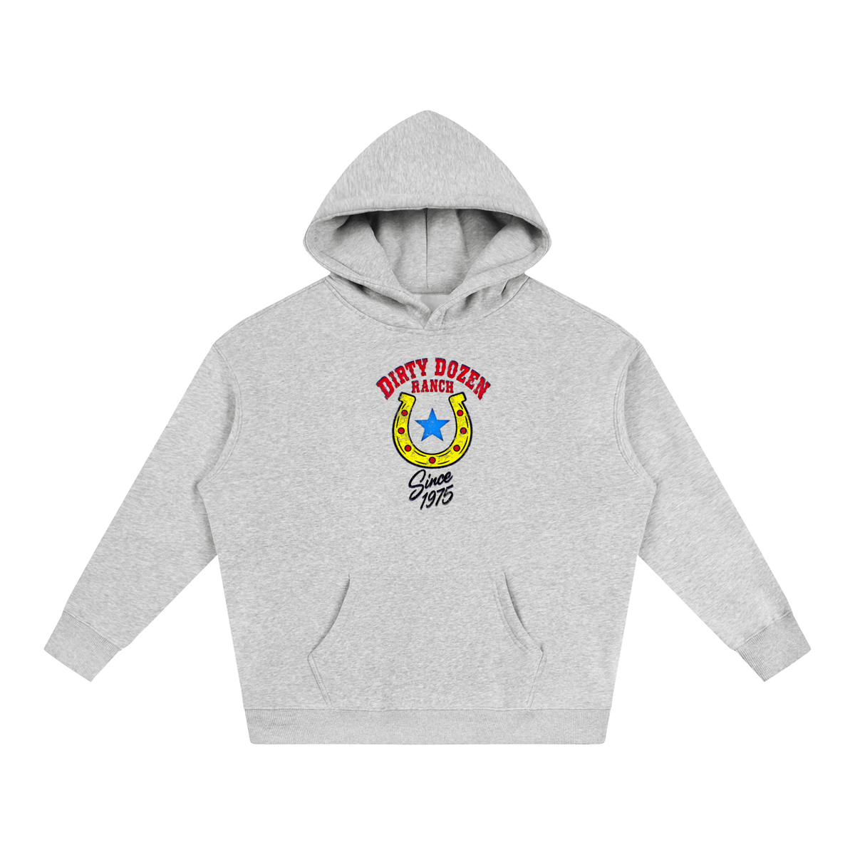 Dirty Dozen Ranch Est 75 Oversize Fleeced Hoodie
