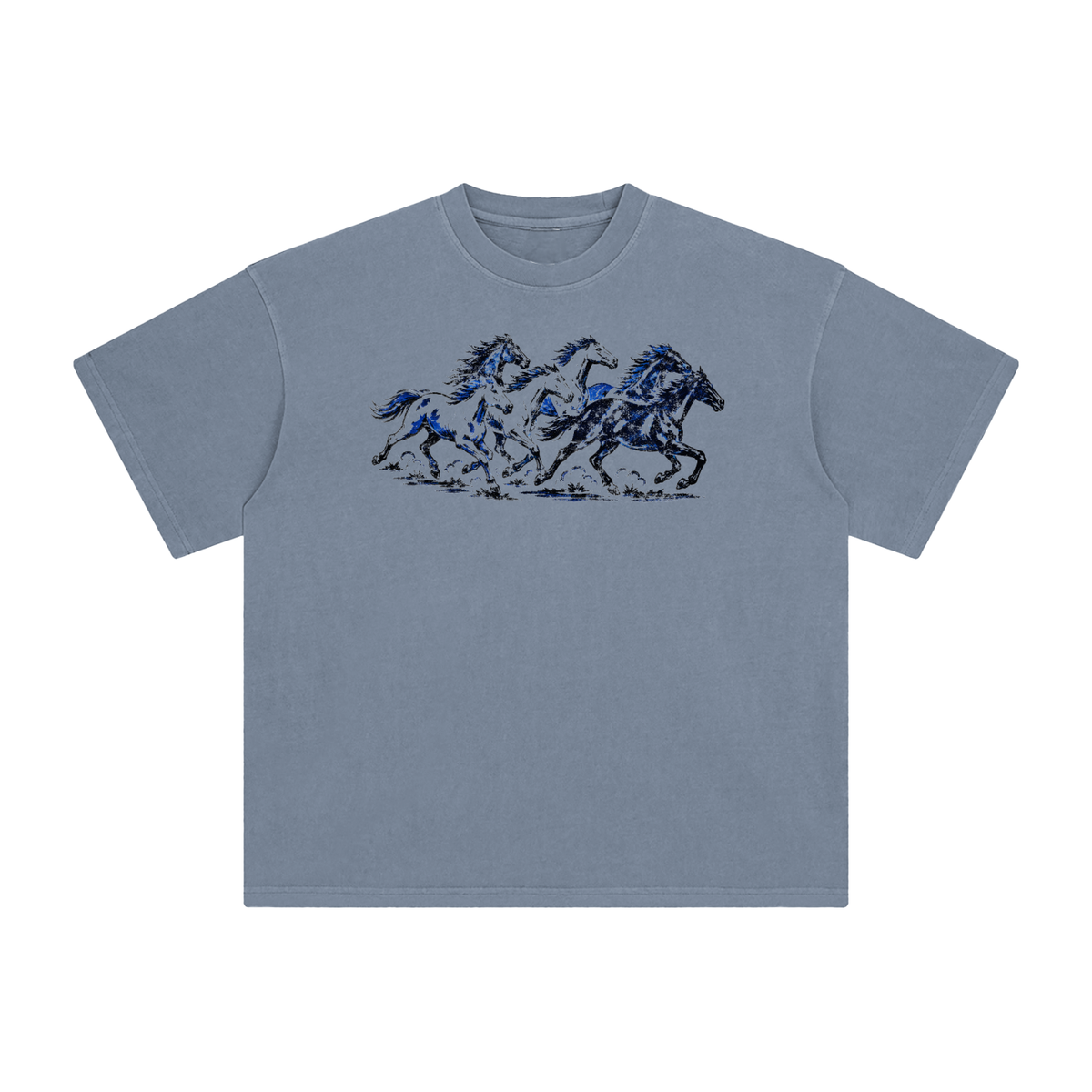 Wild Mustangs Enzyme Washed T-Shirt