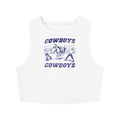 Bronco Bustin' Women's Tight Crewneck Crop Tank Top