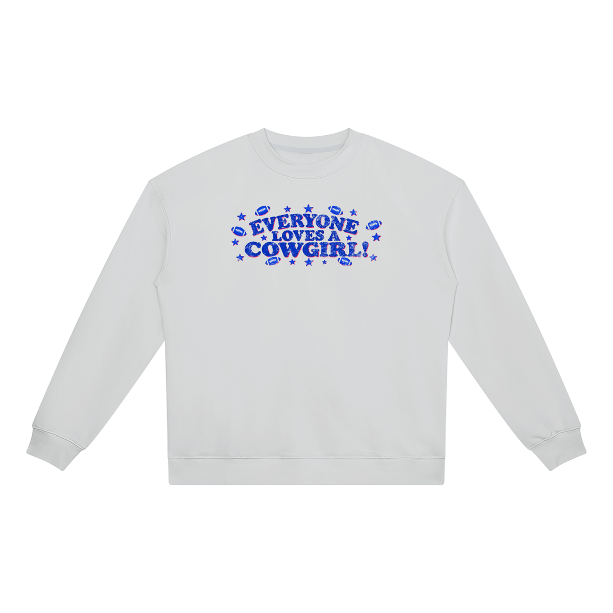 Everyone loves a cowgirl  Heavyweight Crewneck Sweatshirt