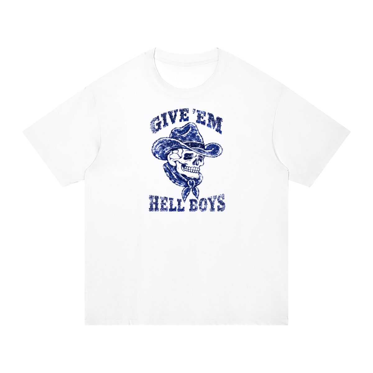 Give 'em hell boys Unisex Regular Fit Cotton T-Shirt