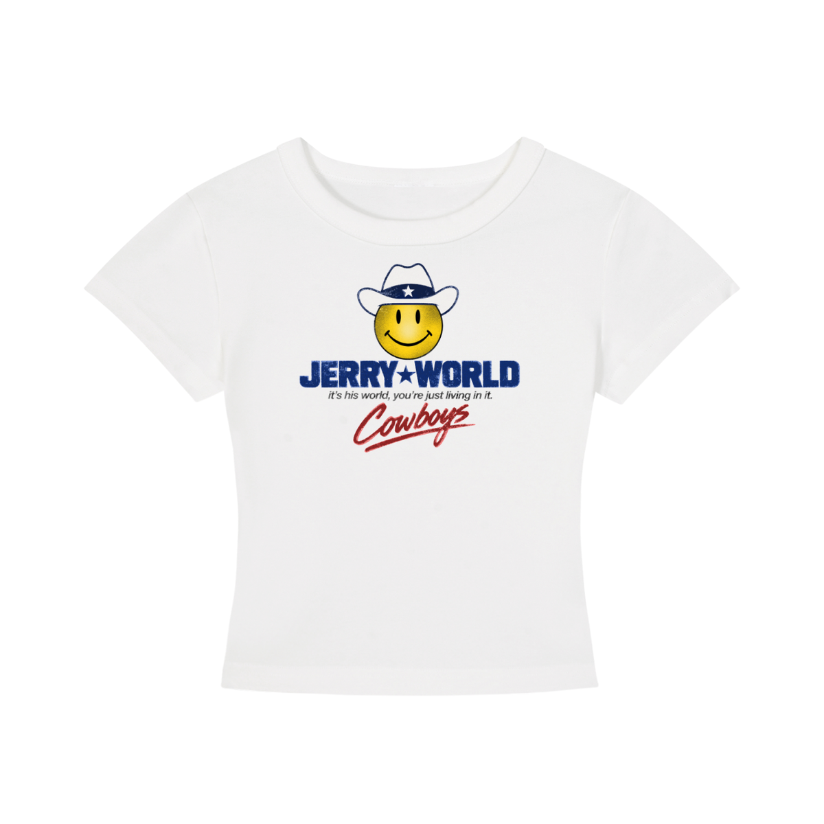 Jerry World Women's Cropped T-Shirt